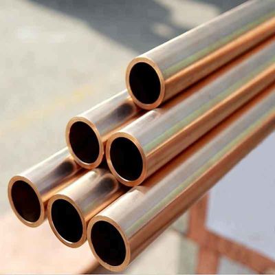 Air Conditioning Copper Round Tubing Tube 8 with Cutting Processing Service and 3mm 360mm Outside Diameter