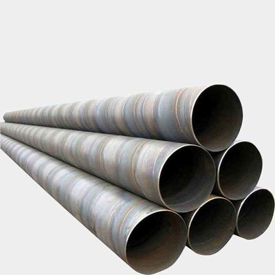Decoiling Carbon Steel Pipe Tube Mild Spiral Weld Hollow Section Support Customized Welded with ROUND Section Shape