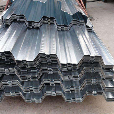 Galvanized Coated Corrugated Steel Roofing Sheet Zinc Coated Roof Plate for Building Metal Zic 30-150g Z10-Z29 Coating