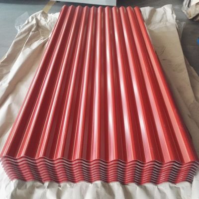 Width 762-2000mm Color Zinc PPGI PPGL Corrugated Roof Sheet Supply 0.14mm 0.15mm 0.20mm 0.22mm for Durable Roofing