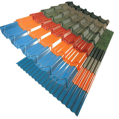 PPGI Corrugated Galvanized Iron Zinc Metal Roof Sheet Panels with Punching Processing Service and Customized Color
