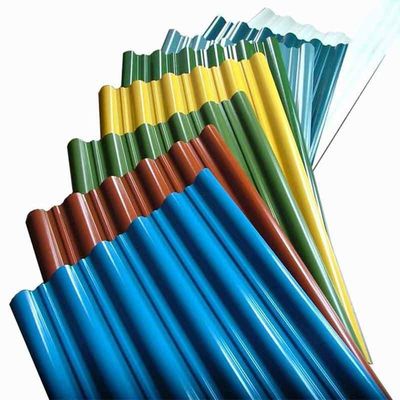 PPGI Corrugated Galvanized Iron Zinc Metal Roof Sheet Panels with Punching Processing Service and Customized Color