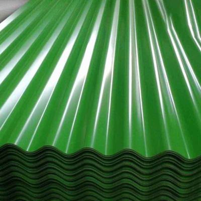 PPGI Corrugated Galvanized Iron Zinc Metal Roof Sheet Panels with Punching Processing Service and Customized Color