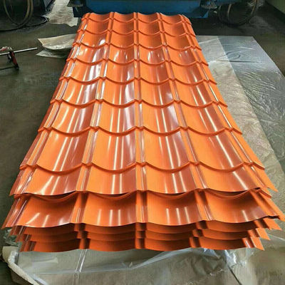 PPGI Corrugated Galvanized Iron Zinc Metal Roof Sheet Panels with Punching Processing Service and Customized Color