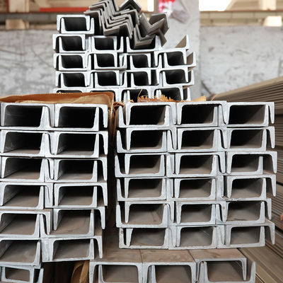 Good U Shape Steel Channel Profile with Holes Galvanized Coated and 4.5-14.5mm Thickness