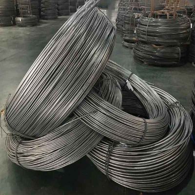 High Carbon Steel Wire Rod for Pre-Tensioning in Flood Control Retaining Wall Galvanized Customized Diameter Q235B Q235C