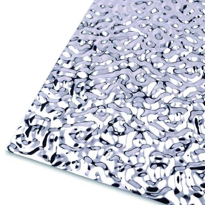 ASTM Standard 300 Series 8K Golden Mirror Hammer Corrugated Stainless Steel Sheet for in Various Industries