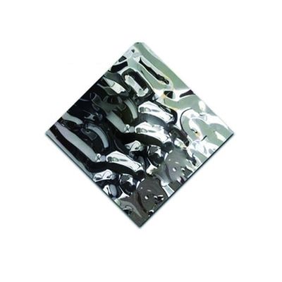Orange Peel Pattern SUS 304 Grade Stainless Steel Embossed Coils Foils Insulation Board Customized Length ±1% Tolerance