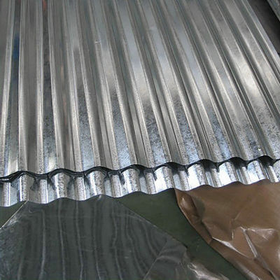 strength Steel Plate Zinc Galvanized DX51D DX52D 20 gauge corrugated metal roofing sheet for Custom Corrugated Roof Sheet