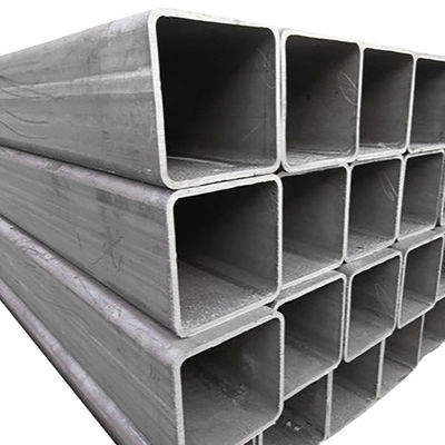 Non-Alloy ASTM A50 1*1inch 40x60 GI Square Steel Pipes 20x20x2 100x100 Carbon Steel Square Pipe with ISO9001 Certificate