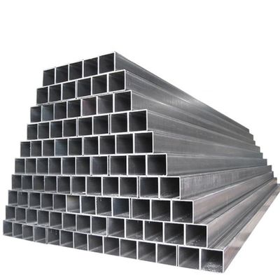 Non-Alloy ASTM A50 1*1inch 40x60 GI Square Steel Pipes 20x20x2 100x100 Carbon Steel Square Pipe with ISO9001 Certificate