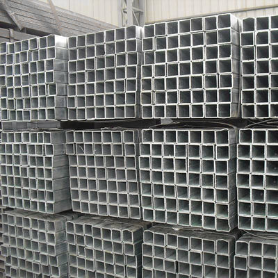Non-Alloy ASTM A50 1*1inch 40x60 GI Square Steel Pipes 20x20x2 100x100 Carbon Steel Square Pipe with ISO9001 Certificate