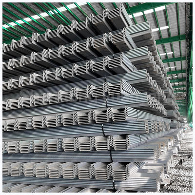 Competitive U-type and Z-type Steel Sheet Piling for 12m Cofferdam Construction Materials