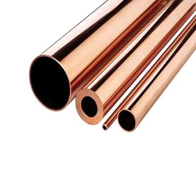 Non-Alloy Copper Tube for Seamless Cooling Solutions in Various Industries Wall Thickness 0.1mm 50mm