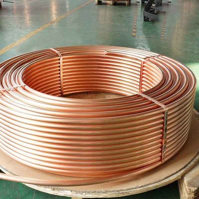 Non-Alloy Copper Tube for Seamless Cooling Solutions in Various Industries Wall Thickness 0.1mm 50mm
