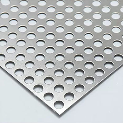 High Machinability 0.5mm 0.65mm 0.8mm 2.5 mm 304 Stainless Steel Hexagonal Round Punching Perforated Sheet for Flat Sheet