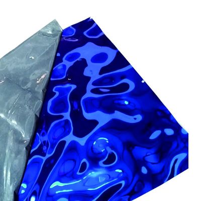 Highly Corrosion Resistant Staninless Steel Sheet 304 8k Golden Mirror Hammer Corrugated for Industrial Applications