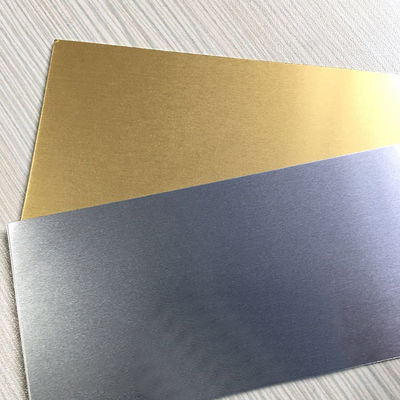 Customized Length Highly Customizable 8k Mirror Gold Plated Stainless Steel Iron Flash Sheet