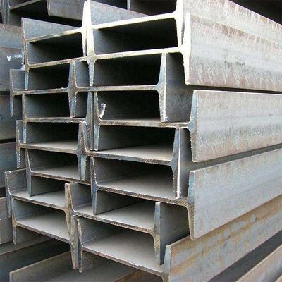 Customized Hot Rolled Black Surface H I Beam Steel for Drilling Technical Processing Cutting Bending Welding