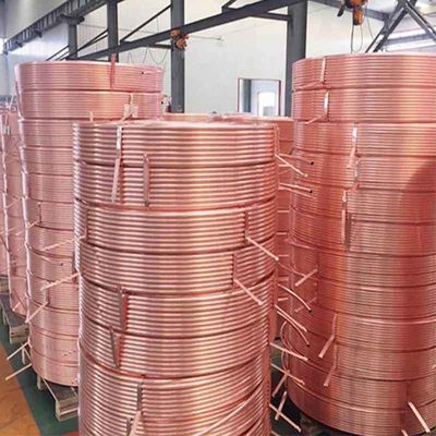 Seamless Copper Pipe 0.1mm 50mm Thickness 10 Feet Length for Copper Welding- Phos Copper Brazing Alloy Cu Min 99.9%