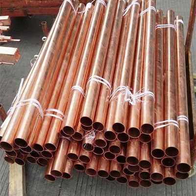 Seamless Copper Pipe 0.1mm 50mm Thickness 10 Feet Length for Copper Welding- Phos Copper Brazing Alloy Cu Min 99.9%