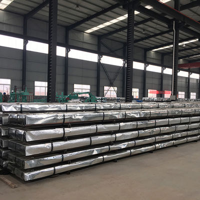 ±1% Tolerance Q235B Galvanized Carbon Steel Corrugated Sheet for Roofing Structural Building