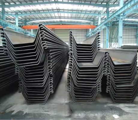 Water Retaining Wall Stainless Carbon Steel Sheet Pile 12m Type 3 for Make Metal Parts within 400-750mm Width