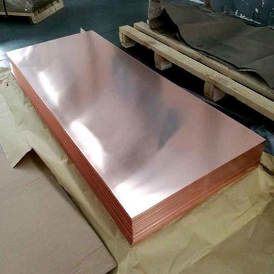 14% Elongation Customized 0.3mm 3mm 5mm 20mm Thickness 1000*2000mm Cooper Plate Package for Environmental Protection