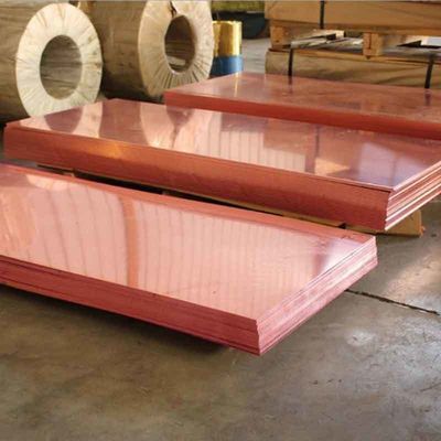 14% Elongation Customized 0.3mm 3mm 5mm 20mm Thickness 1000*2000mm Cooper Plate Package for Environmental Protection