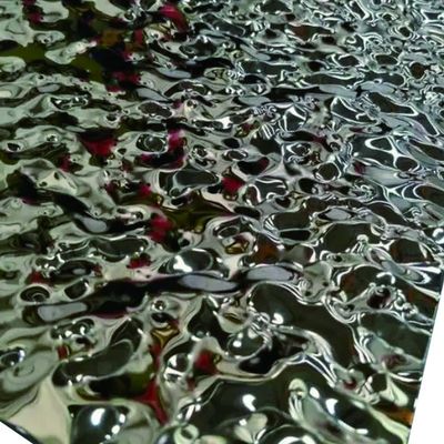 200 Series Stainless Steel Water Corrugated Plate Mirror Hammer Corrugated Sheet with Customer's Request Thickness