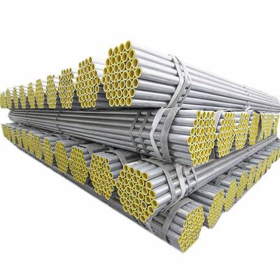 API Certified Q235 Galvanized Black Seamless Gas Pipe for Fluid Iron 18mm Thickness Hot Galvanized Surface