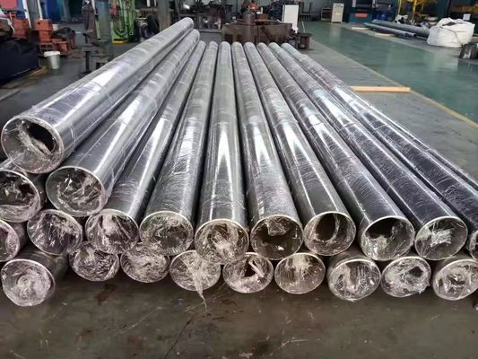 Durable Material Industrial Round Shape Gr5 Titanium Exhaust Seamless Hydraulic Tube Pipe for Gas Heat Treatment Equipment