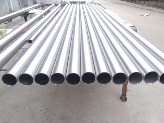 Durable Material Industrial Round Shape Gr5 Titanium Exhaust Seamless Hydraulic Tube Pipe for Gas Heat Treatment Equipment