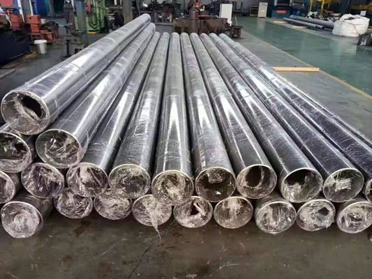 Durable Material Industrial Round Shape Gr5 Titanium Exhaust Seamless Hydraulic Tube Pipe for Gas Heat Treatment Equipment