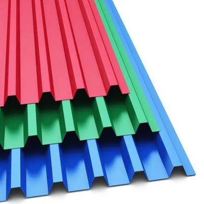 Zinc Roof Sheet Material PPGI Roofing Tile 0.5mm Cold Rolled Galvanized Roofing Sheets with Surface Color Coated