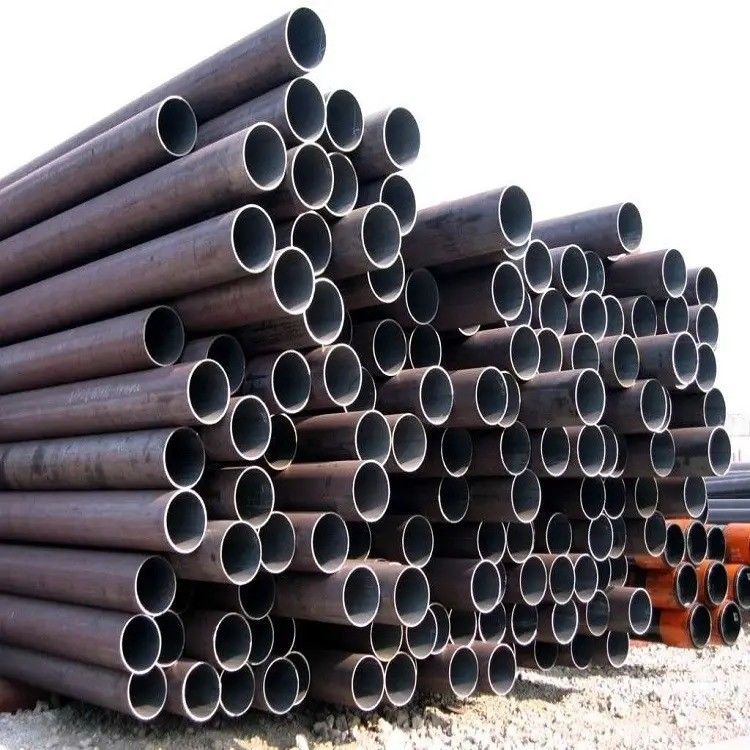 API Pipe Non-oiled ERW Steel Pipe Carbon Round DIN17175 St37 Welded Steel Square Tube with 12M Length
