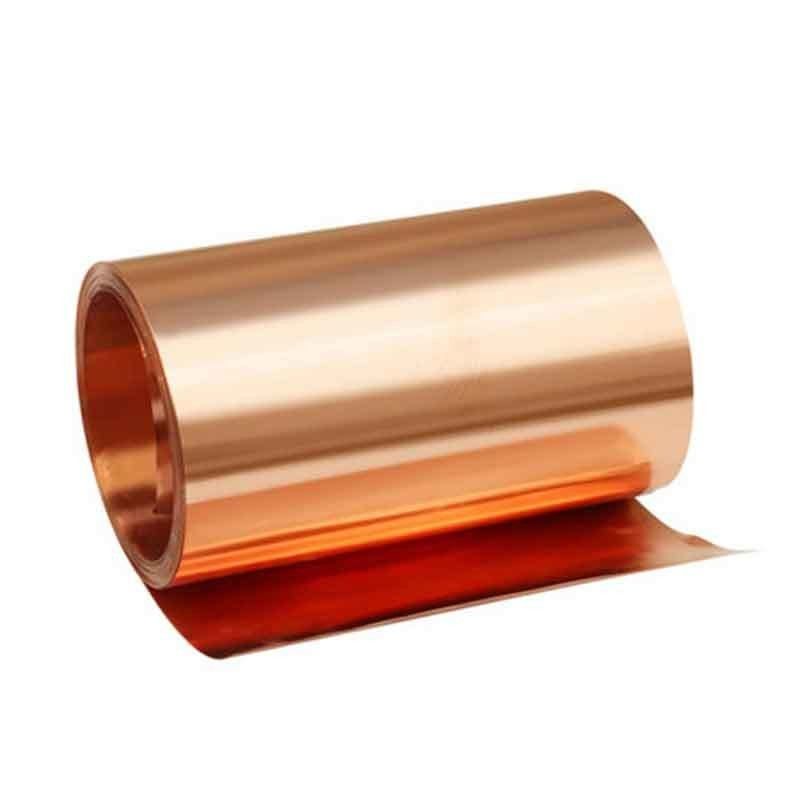 Thin Copper Foil Conductive Strip Roll for Industrial Lithium Batteries-Industrially Processed and Bending Cutting Services