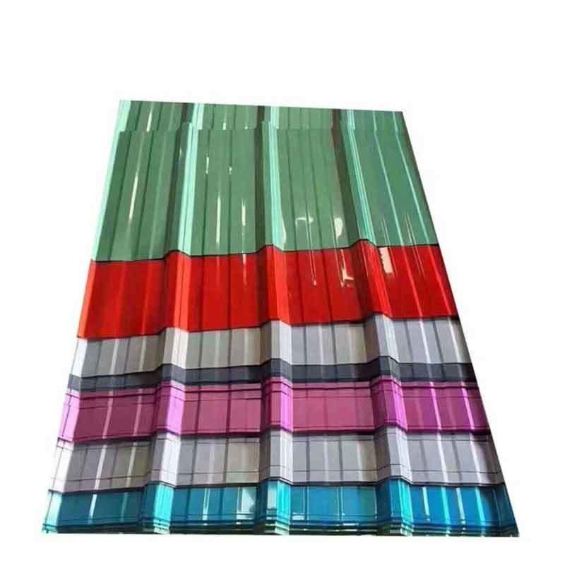 18 Gauge Color Coated PPGI PPGL Steel Sheet Corrugated Roofing Tile with Tolerance ±1% Galvanized Copper Coated