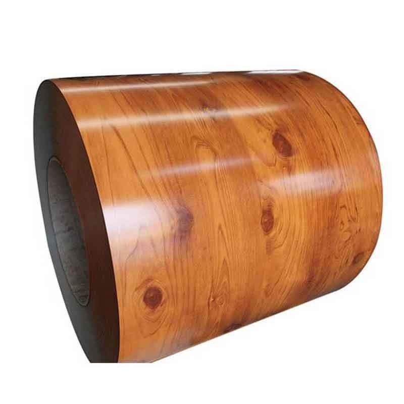 ASTM/AISI/SGCC/CGCC/TDC51DZM/TDC52DTS350GD/TS550GD/DX51D Z Q195-q345 Wood Grain Printed PPGI Steel Coils with Pattern Design
