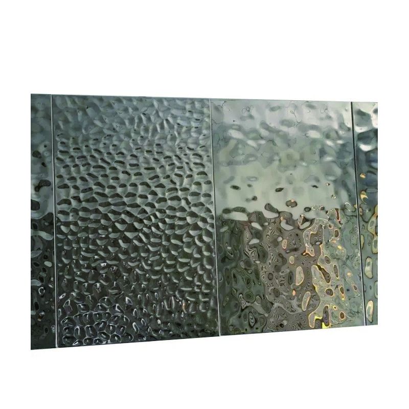 304 420 SUS316 Hammered Stainless Steel Corrugated Sheets Hot Rolled Cold Rolled Technique No.3 Surface Finish Product Genre