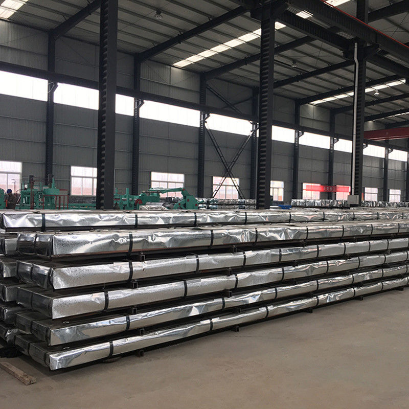 Zhongyu Zic 30-150g Galvanized Corrugated Steel Roofing Sheet Zinc Coated Roof Plate For Building with Punching Service