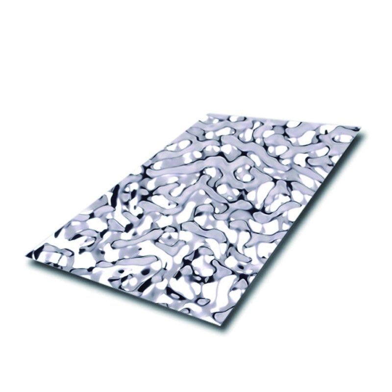410 Mirror Gold Water Effect Staninless Steel Sheet for Decorative Water Ripples Processing Provide Steel Process Servive