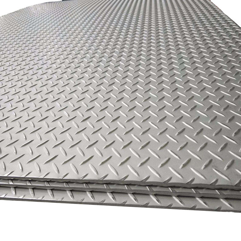 Excellent Formability Cold Rolled Carbon Steel Chequered Sheet Plate 2B Ba No3 No4 Surface Finish for Steel Processing