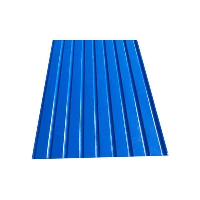 1000*1250 0.3mm Color Coated Corrugated Board Iron Board Hardness Mid Hard Length 1800-2000mm Construction Material