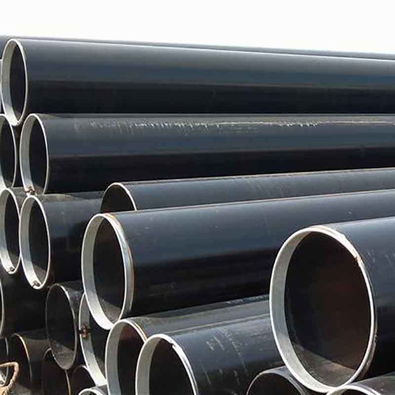 Customized Length ERW Carbon Steel Black Welded Seamless Tube ASTM A53 JIS/BIS Certified Hot Rolled 6m 12m with Tolerance ±1%